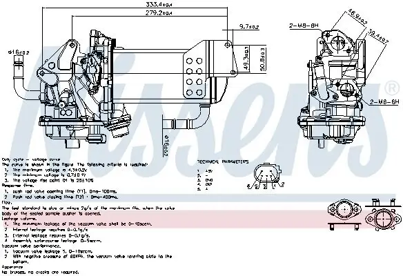 AGR-Ventil NISSENS 98230