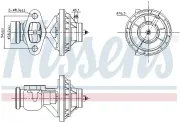 AGR-Ventil NISSENS 98342