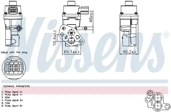 AGR-Ventil NISSENS 98365