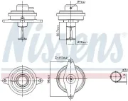 AGR-Ventil NISSENS 98470
