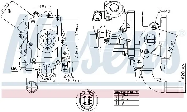 AGR-Ventil NISSENS 98514