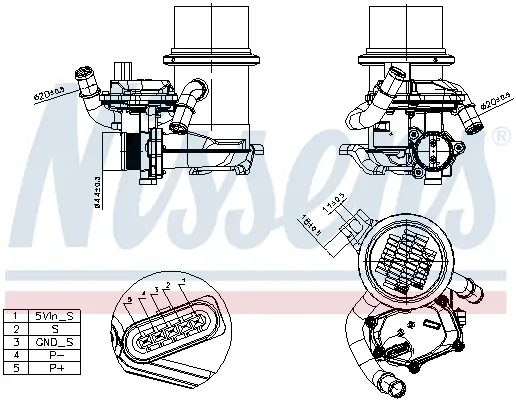 AGR-Modul NISSENS 98570 Bild AGR-Modul NISSENS 98570