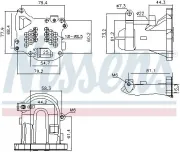 Kühler, Abgasrückführung NISSENS 989313