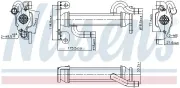 Kühler, Abgasrückführung NISSENS 989400