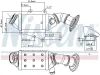 Kühler, Abgasrückführung NISSENS 989403 Bild Kühler, Abgasrückführung NISSENS 989403