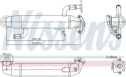 Kühler, Abgasrückführung NISSENS 989406