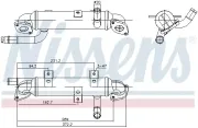 Kühler, Abgasrückführung NISSENS 989417