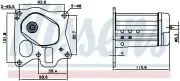 Kühler, Abgasrückführung NISSENS 989455