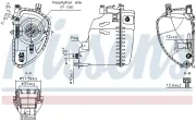 Ausgleichsbehälter, Kühlmittel NISSENS 996213