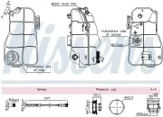 Ausgleichsbehälter, Kühlmittel NISSENS 996216