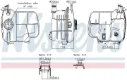 Ausgleichsbehälter, Kühlmittel NISSENS 996224