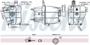 Ausgleichsbehälter, Kühlmittel NISSENS 996241