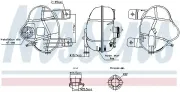 Ausgleichsbehälter, Kühlmittel NISSENS 996250