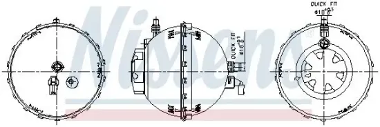 Ausgleichsbehälter, Kühlmittel NISSENS 996272 Bild Ausgleichsbehälter, Kühlmittel NISSENS 996272