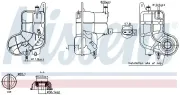 Ausgleichsbehälter, Kühlmittel NISSENS 996288