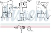 Ausgleichsbehälter, Kühlmittel NISSENS 996304