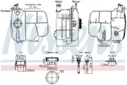 Ausgleichsbehälter, Kühlmittel NISSENS 996305