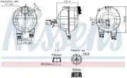 Ausgleichsbehälter, Kühlmittel NISSENS 996306