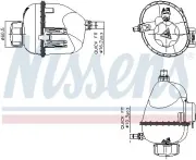 Ausgleichsbehälter, Kühlmittel NISSENS 996317