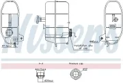 Ausgleichsbehälter, Kühlmittel NISSENS 996332