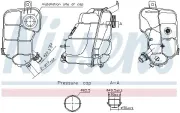 Ausgleichsbehälter, Kühlmittel NISSENS 996337