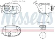 Ausgleichsbehälter, Kühlmittel NISSENS 996339