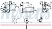 Ausgleichsbehälter, Kühlmittel NISSENS 996358