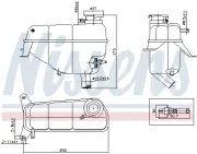 Ausgleichsbehälter, Kühlmittel NISSENS 996367