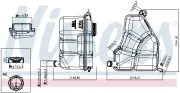 Ausgleichsbehälter, Kühlmittel NISSENS 996386