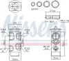 Expansionsventil, Klimaanlage NISSENS 999234 Bild Expansionsventil, Klimaanlage NISSENS 999234