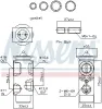 Expansionsventil, Klimaanlage NISSENS 999235 Bild Expansionsventil, Klimaanlage NISSENS 999235
