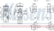 Expansionsventil, Klimaanlage NISSENS 999283