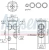 Expansionsventil, Klimaanlage NISSENS 999353 Bild Expansionsventil, Klimaanlage NISSENS 999353