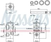 Expansionsventil, Klimaanlage NISSENS 999448