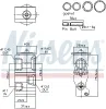 Expansionsventil, Klimaanlage NISSENS 999541 Bild Expansionsventil, Klimaanlage NISSENS 999541