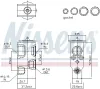 Expansionsventil, Klimaanlage NISSENS 999555 Bild Expansionsventil, Klimaanlage NISSENS 999555