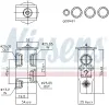 Expansionsventil, Klimaanlage NISSENS 999556 Bild Expansionsventil, Klimaanlage NISSENS 999556