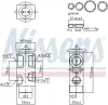 Expansionsventil, Klimaanlage hinten NISSENS 999576 Bild Expansionsventil, Klimaanlage hinten NISSENS 999576