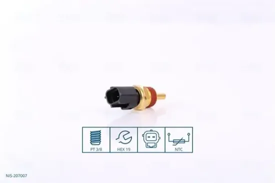 Sensor, Kühlmitteltemperatur NISSENS 207007 Bild Sensor, Kühlmitteltemperatur NISSENS 207007