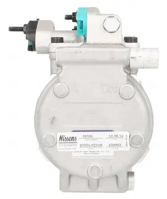 Kompressor, Klimaanlage 12 V NISSENS 89301 Bild Kompressor, Klimaanlage 12 V NISSENS 89301