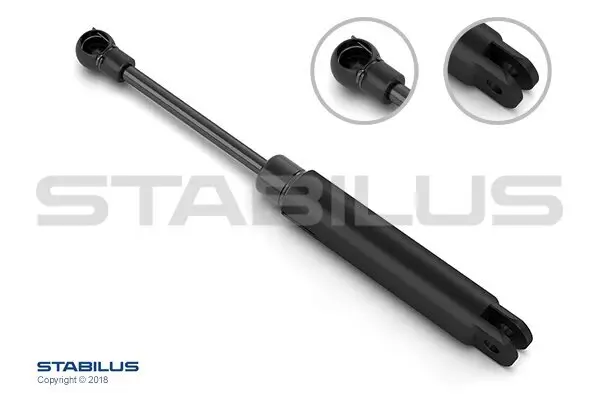 Gasfeder, Verdeck beidseitig STABILUS 499862