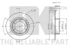 Bremsscheibe Vorderachse NK 201901 Bild Bremsscheibe Vorderachse NK 201901
