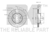 Bremsscheibe NK 202247 Bild Bremsscheibe NK 202247
