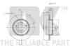 Bremsscheibe Hinterachse NK 202558 Bild Bremsscheibe Hinterachse NK 202558