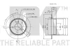 Bremsscheibe Hinterachse NK 203307 Bild Bremsscheibe Hinterachse NK 203307