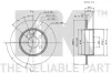 Bremsscheibe Hinterachse NK 203330 Bild Bremsscheibe Hinterachse NK 203330