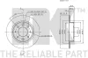 Bremsscheibe Hinterachse NK 203503 Bild Bremsscheibe Hinterachse NK 203503