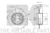Bremsscheibe Hinterachse NK 204110 Bild Bremsscheibe Hinterachse NK 204110