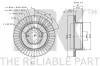 Bremsscheibe Hinterachse NK 204573 Bild Bremsscheibe Hinterachse NK 204573