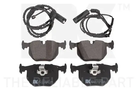 Bremsbelagsatz, Scheibenbremse Hinterachse NK 221518 Bild Bremsbelagsatz, Scheibenbremse Hinterachse NK 221518
